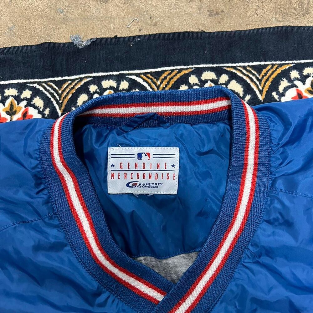 Chicago Cubs 90s windbreaker jacket size XL pullover embroidered nike MLB y2k - Picture 3 of 7